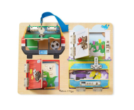 Melissa & Doug Tablica edukacyjna - Zamki i zabezpieczenia - 407236 - zdjęcie 1